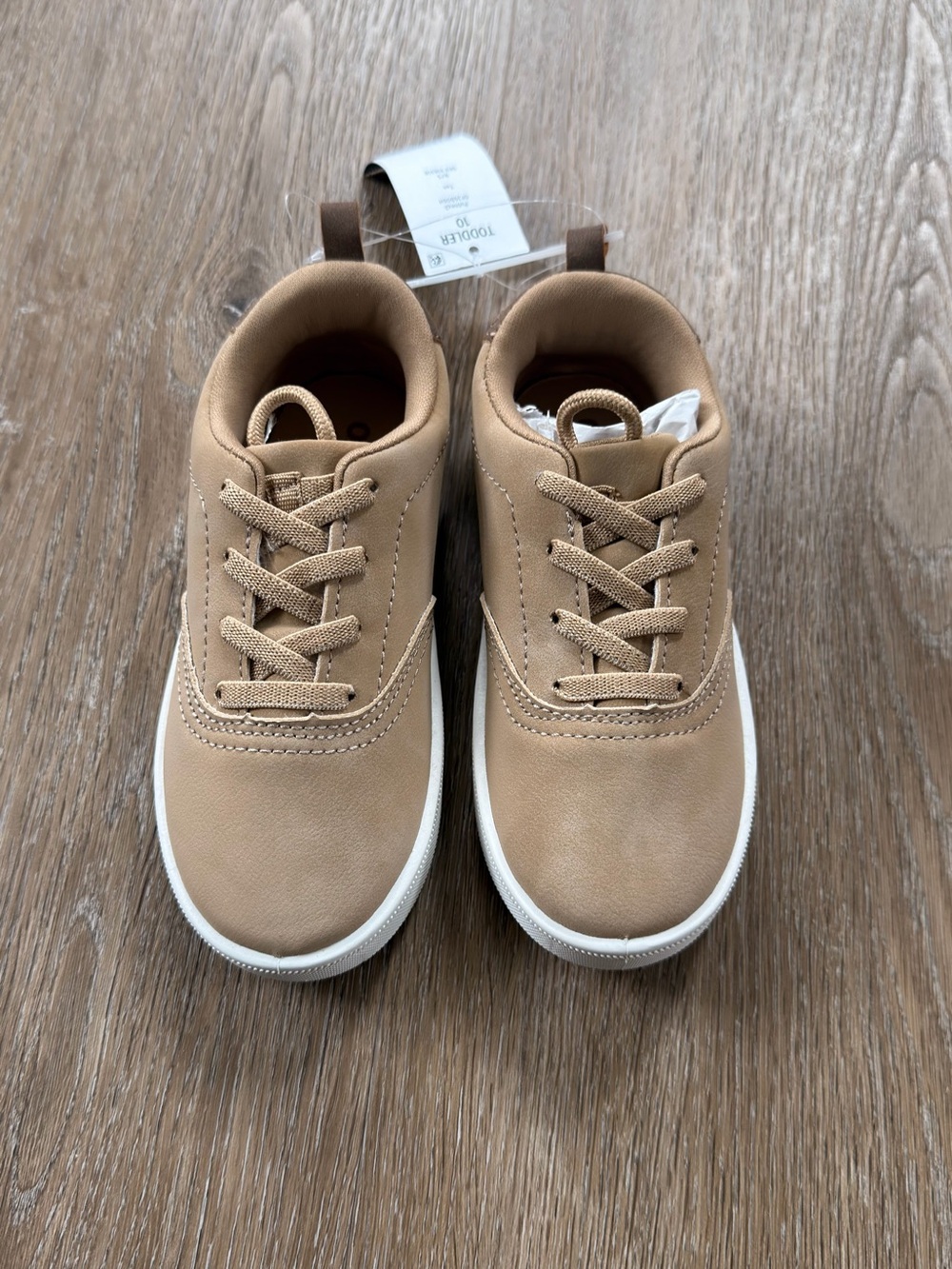 OshKosh B'gosh Tan Kids Sneakers with White Sole